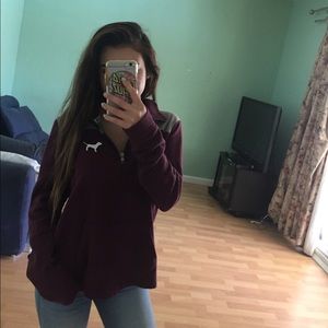 Maroon Quarter Zip ✨💖